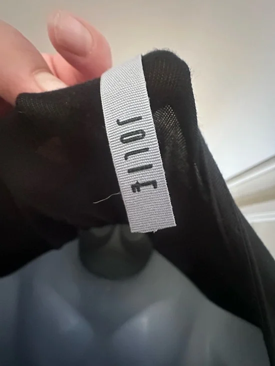 Jolie Black V-Neck Tie-Front Jumpsuit - Picture 2 of 9